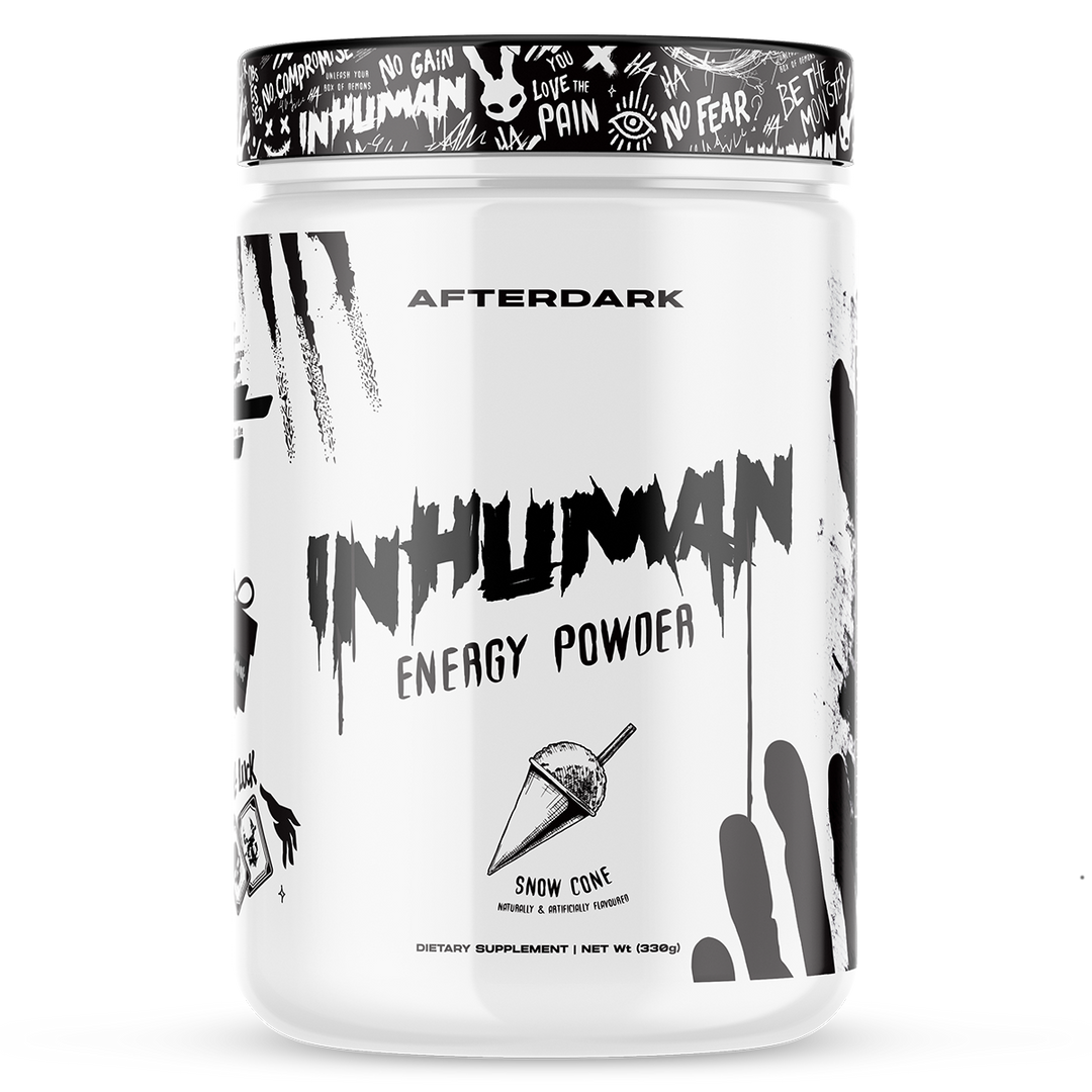 Afterdark InHuman Snow Cone Pre Workout, 20 Serves