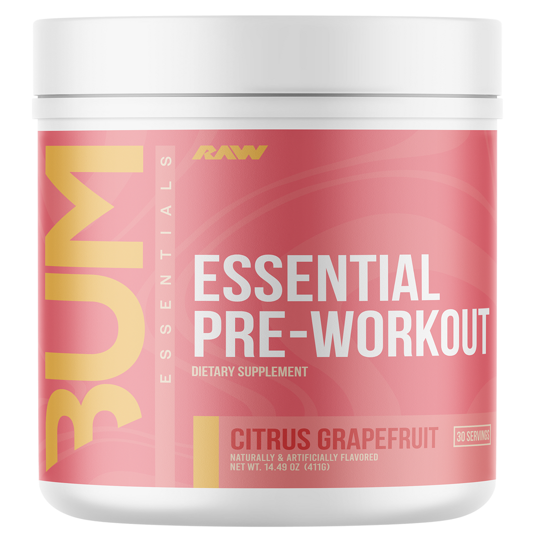 Get Raw Nutrition CBUM Essential Pre Workout Citris Grapefruit, 30 Serves