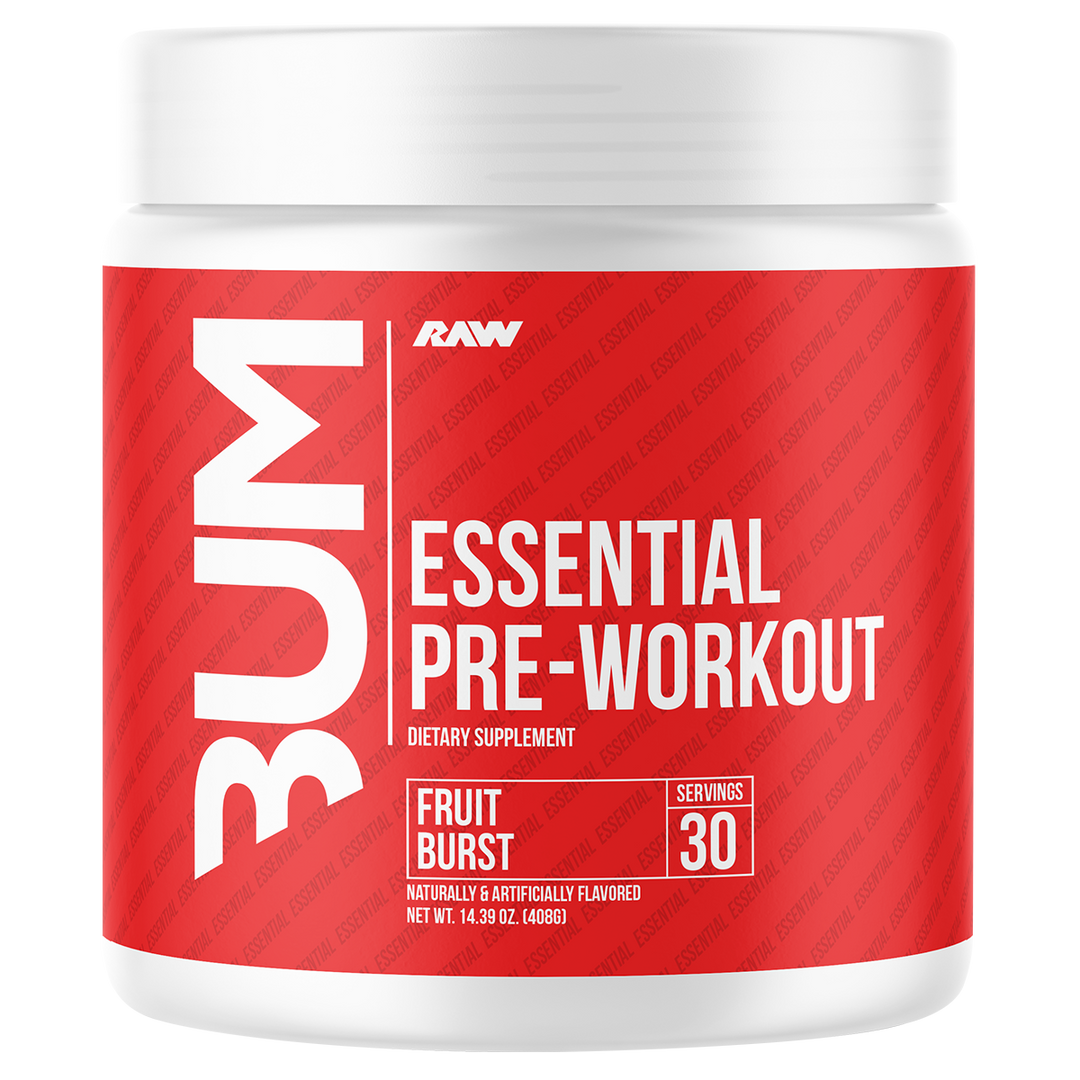 Get Raw Nutrition CBUM Essential Pre Workout Fruit Burst, 30 Serves