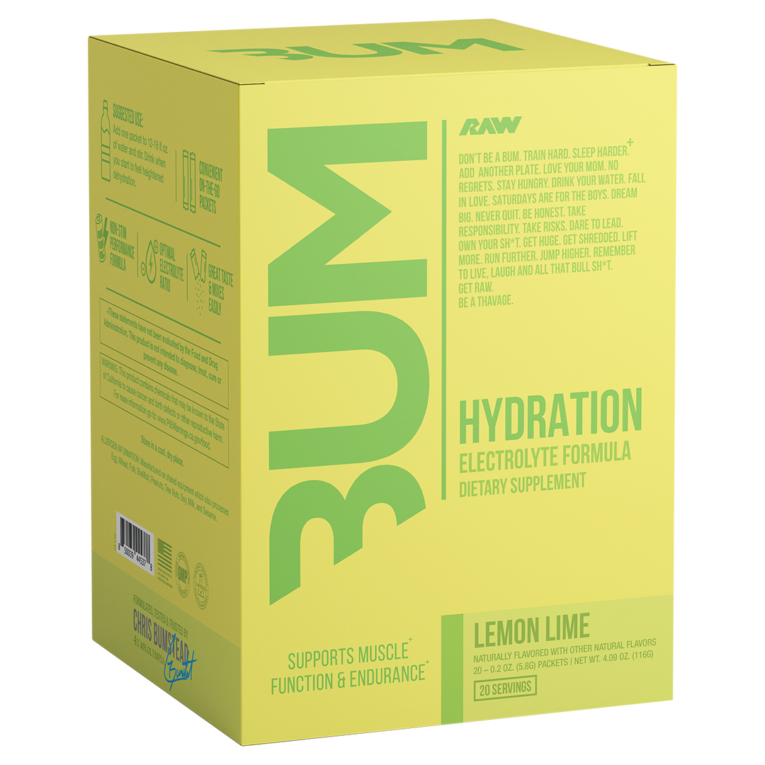 Get Raw Nutrition CBUM Hydration Lemon Lime, 20 Serves