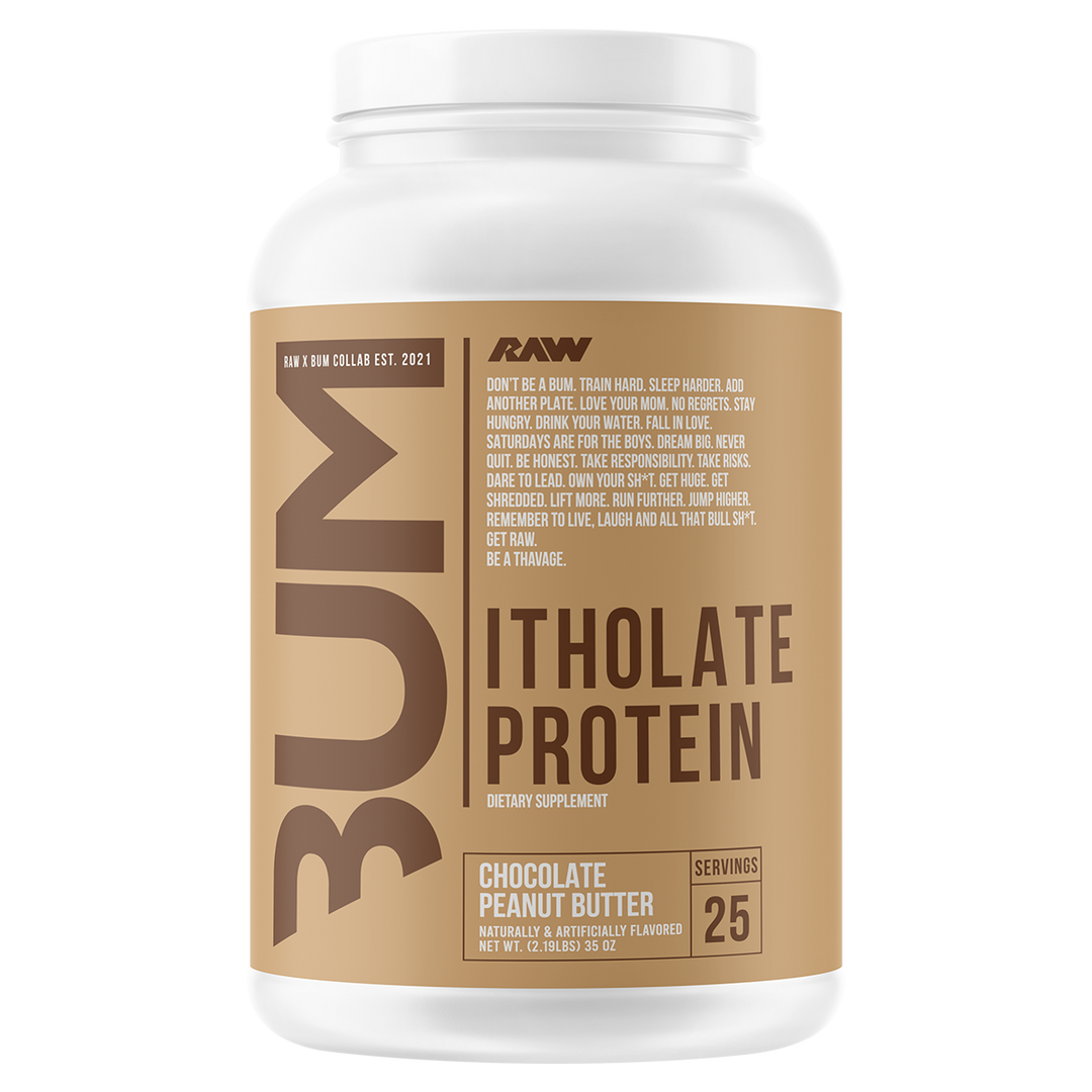 Get Raw Nutrition CBUM Itholate Protein Choc Peanut Butter 25 serves