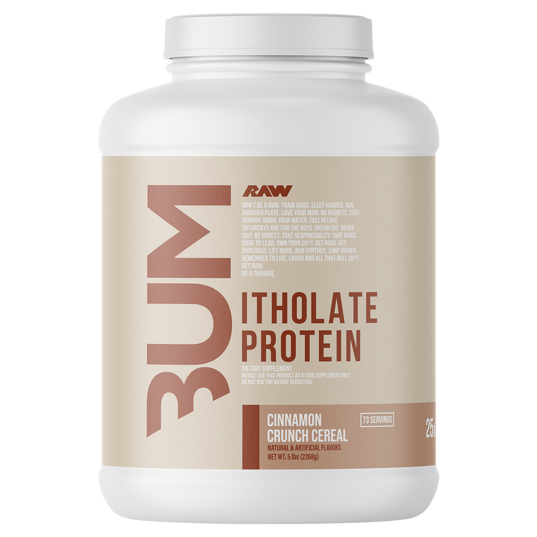 Get Raw Nutrition CBUM Itholate Protein Cinnamon Cereal Crunch 5lb