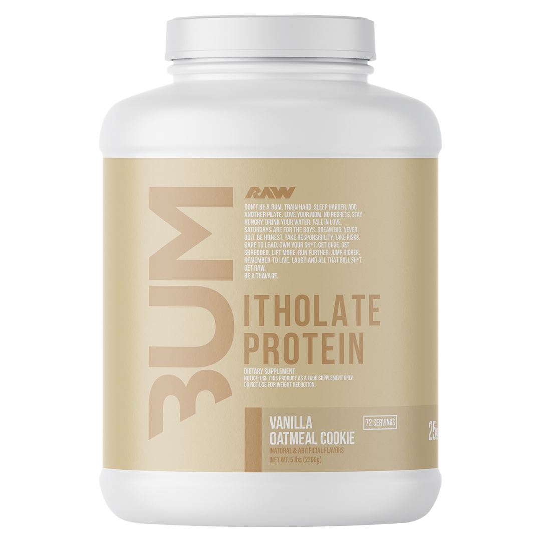 Get Raw Nutrition CBUM Itholate Protein Vanilla Oatmeal Cookie 5lb