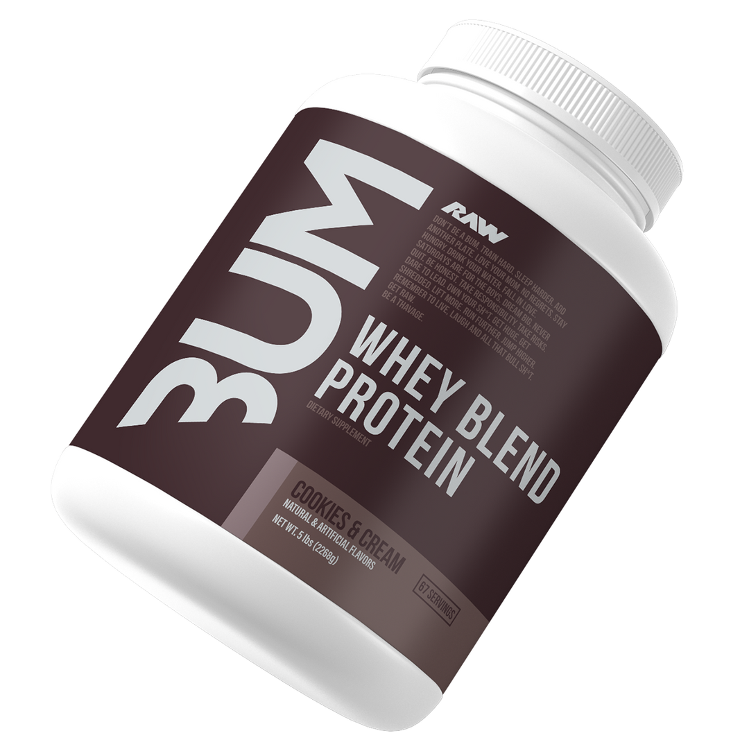 Get Raw Nutrition CBUM Whey Blend Cookies & Cream 5lb