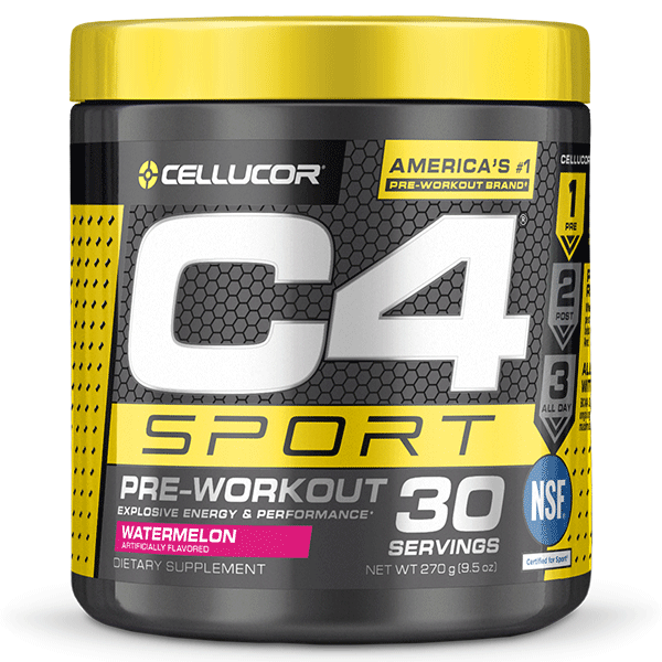 Cellucor C4 Sport Pre Workout Watermelon, 30 Serves