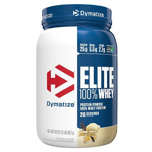 Dymatize Elite 100% Whey Protein Gourmet Vanilla, 5lbs