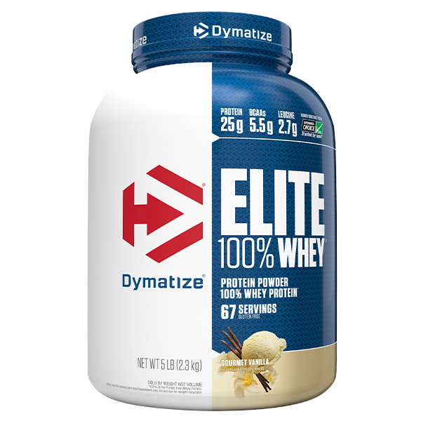 Dymatize Elite 100% Whey Protein Gourmet Vanilla, 2lbs