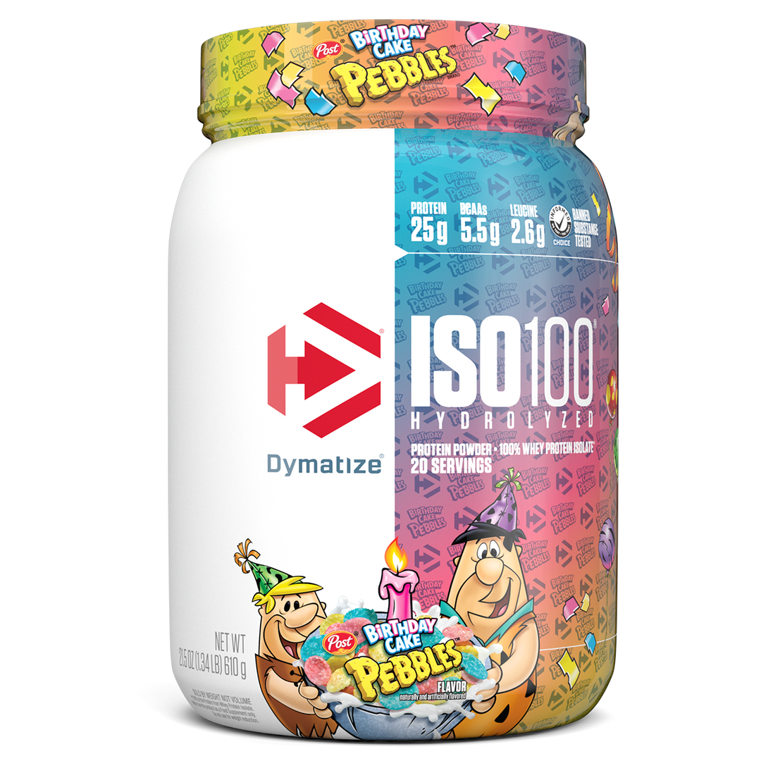 Dymatize Iso 100 Birthday Cake Pebbles 1.6lb