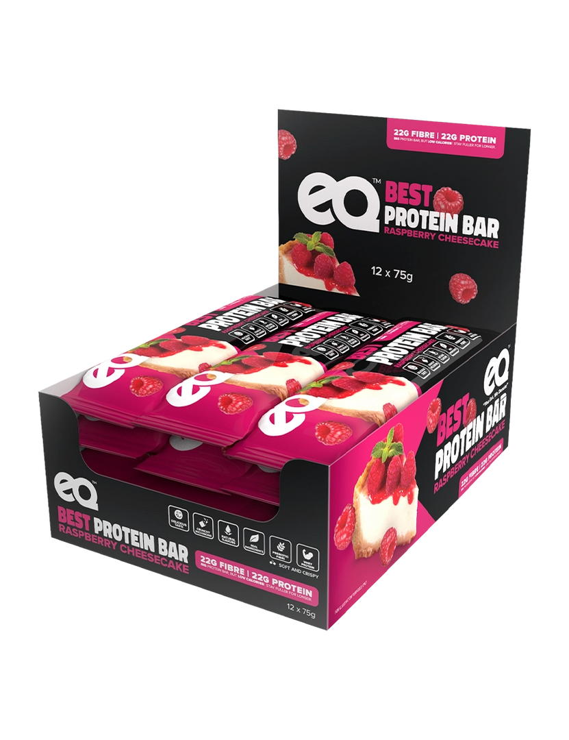 EQ Foods The Best Protein Bar Rasp Cheese Cake 12 x 75g