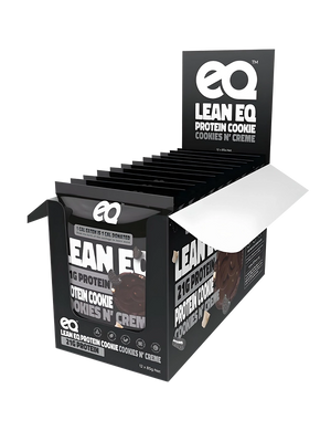 EQ Foods Lean Protein Cookie Cookie & Cream 12 x 85g