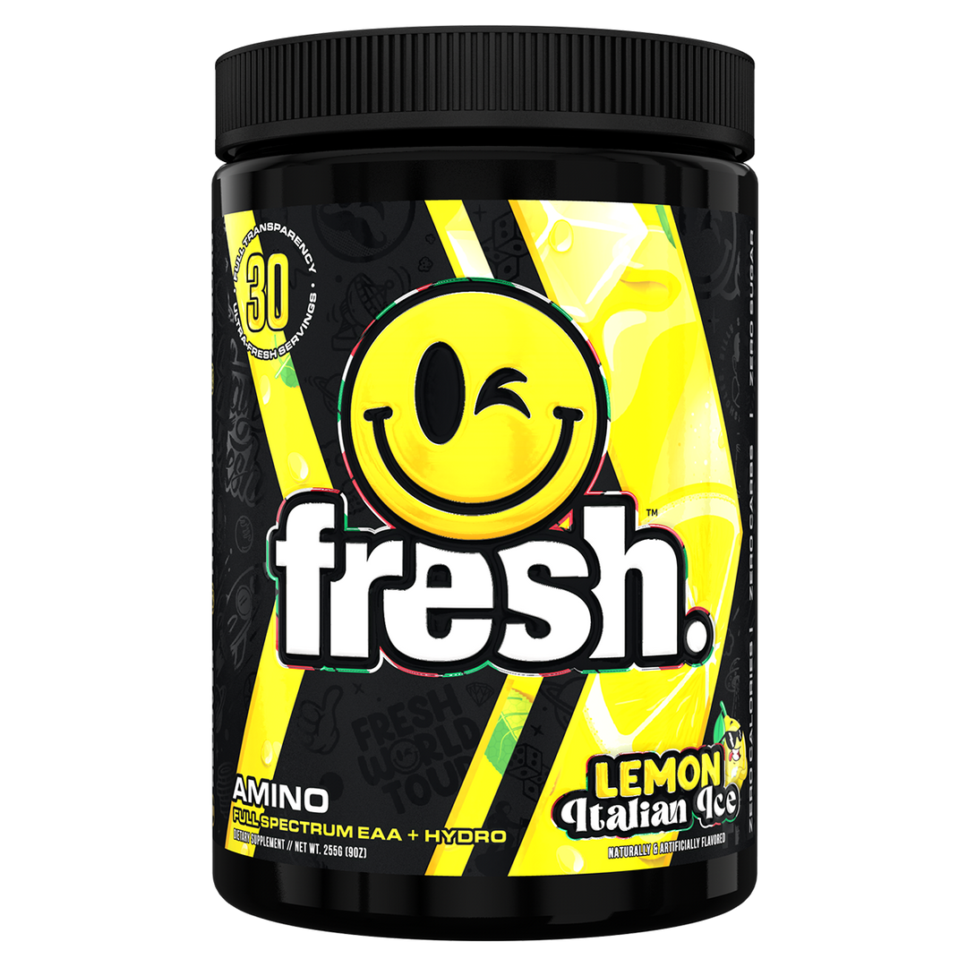 Fresh Supps Amino's Lemon Italian Ice Pomegranate Flavour, 30 Serves