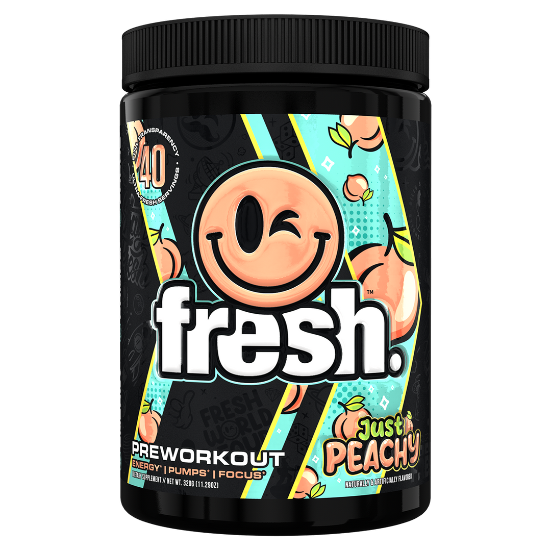 Fresh Supps Pre Workout Just Peachy Flavour, 40 Serves