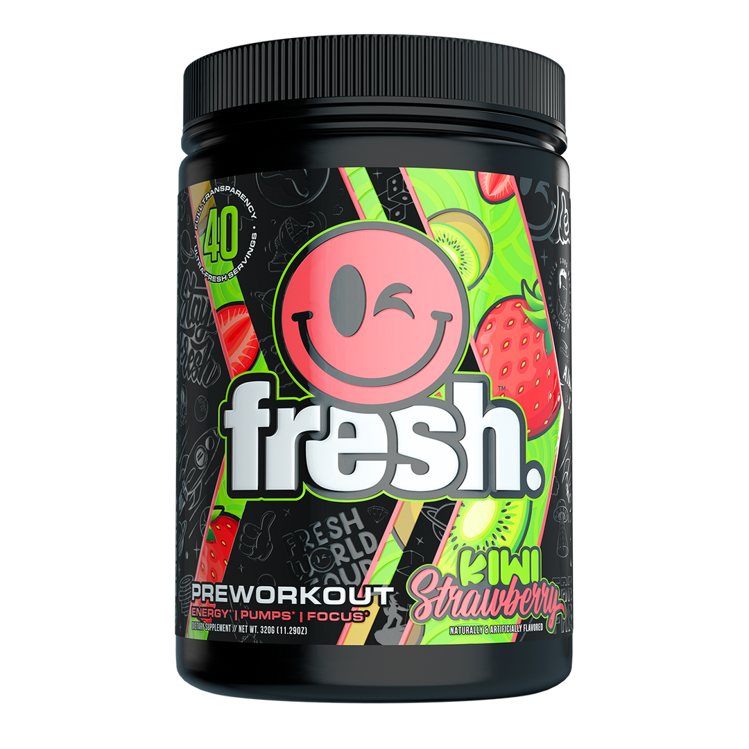 Fresh Supps Pre Workout Kiwi Strawberry Flavour, 40 Serves