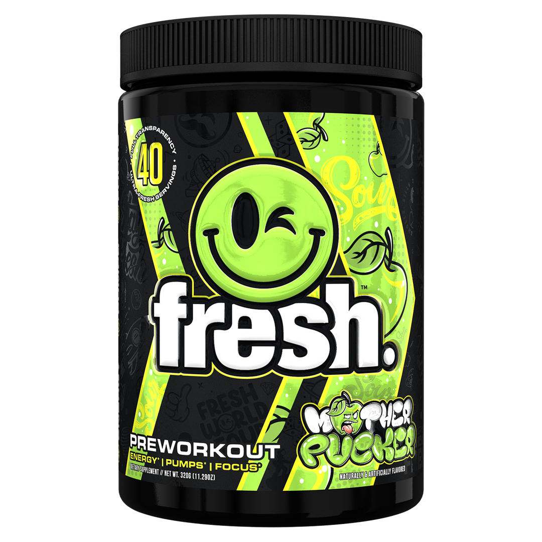 Fresh Supps Pre Workout Mother Pucker Flavour, 40 Serves