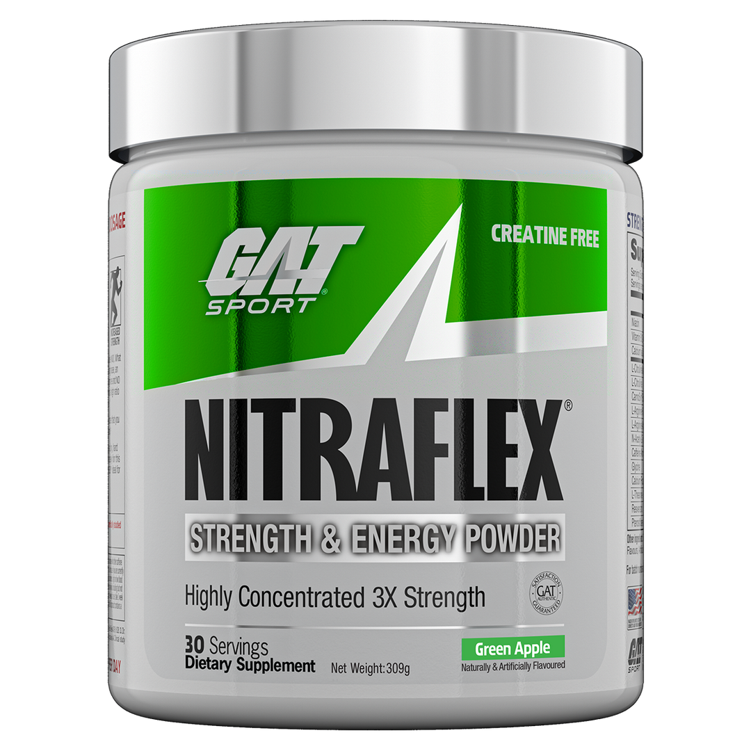 Gat Sport Nitraflex Green Apple Flavour, 30 Serves