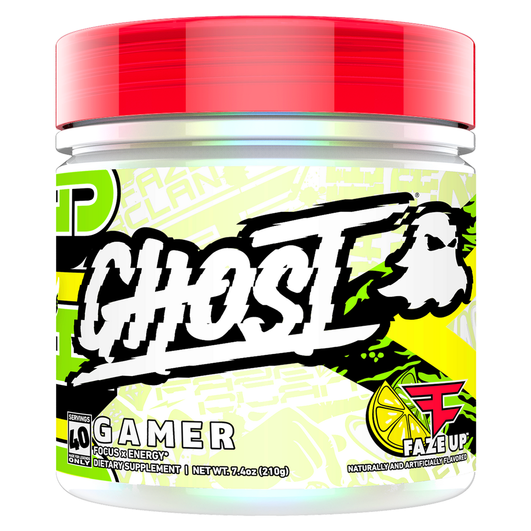 Ghost Gamer Energy Powder FaZe Up Flavour. 40 Serve Tub