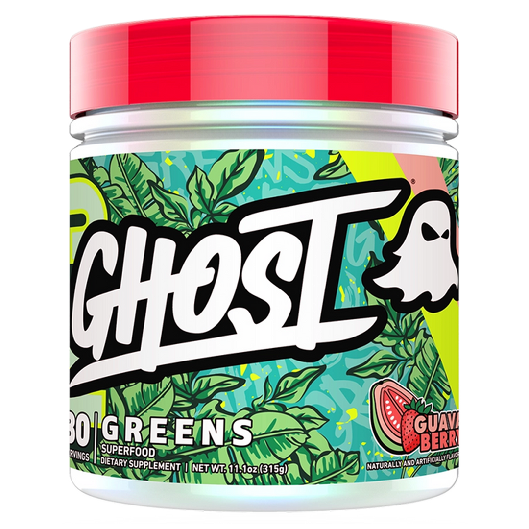 Ghost Greens Guava Berry. 30 Serve Tub