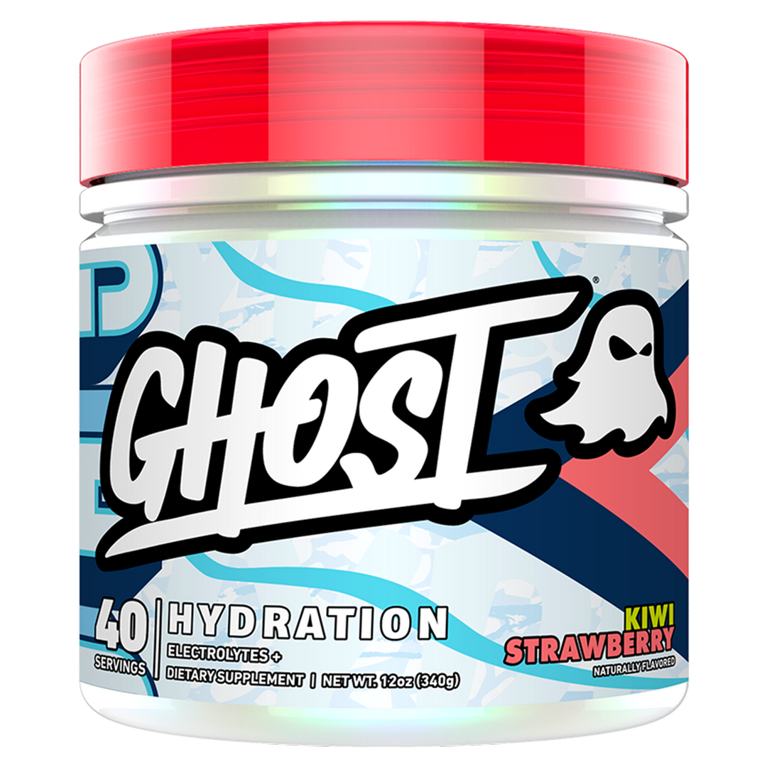 Ghost Hydration Kiwi Strawberry Flavour. 40 Serves Tub