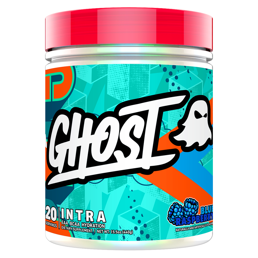 Ghost Intra Workout Blue Raspberry. 20 Serve Tub