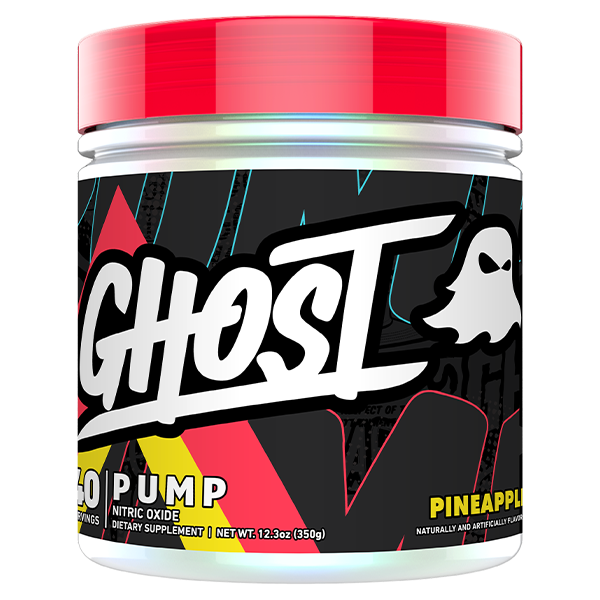 Ghost Pump V2 Pineapple Flavoured Non-Stim Pre Workout. 40 Serve Tub