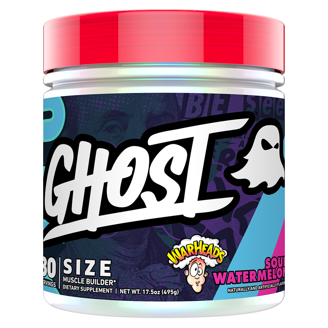Ghost Size V2 Creatine Warheads Watermelon Flavour. 30 Serve Tub