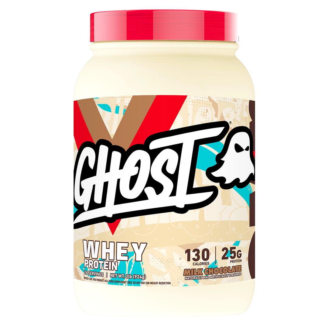 Ghost Whey Protein Milk Chocolate Flavour, 2lb Tub