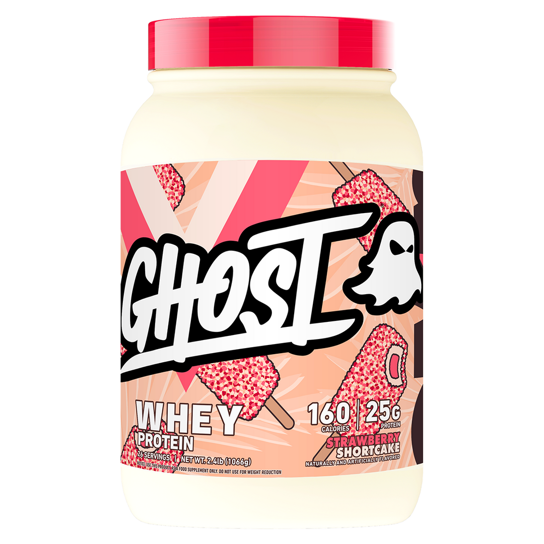 Ghost Whey Protein Strawberry Shortcake Flavour, 2lb Tub