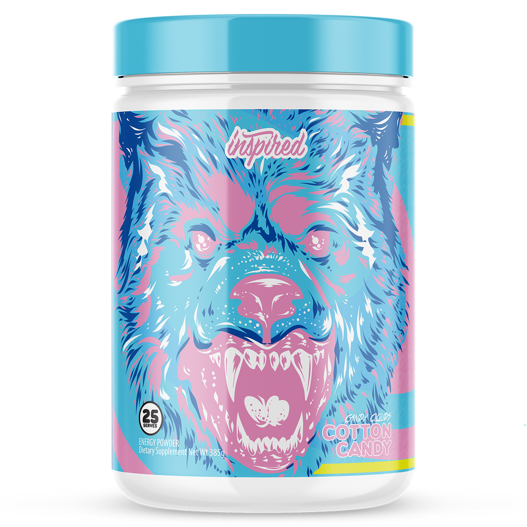 Inspired DVST8 BBD Pre Workout Cotton Candy Tub