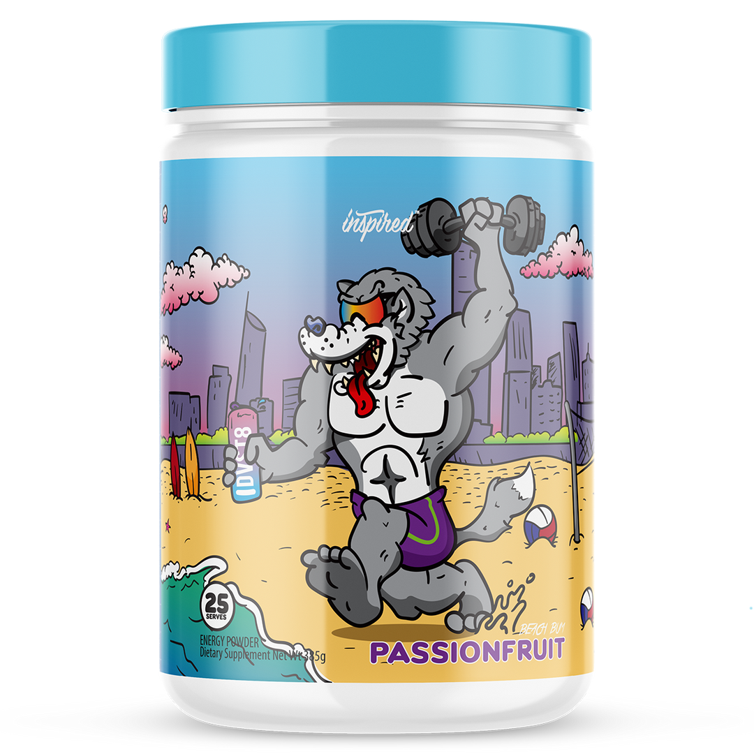 Inspired DVST8 BBD Pre Workout Passionfruit Tub