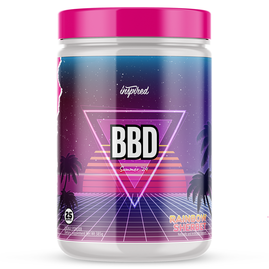 Inspired DVST8 BBD Pre Workout Rainbow Sherbet Tub