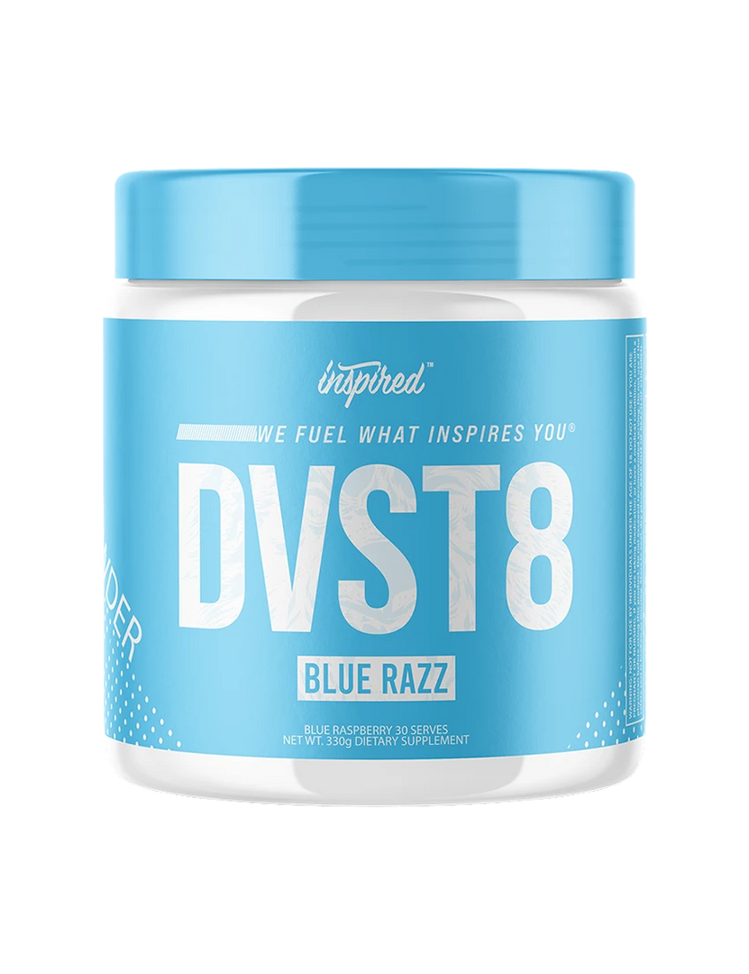 Inspired DVST8 Global Blue Razz Pre Workout Tub
