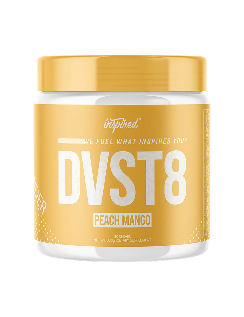 Inspired DVST8 Global Peach Mango Pre Workout Tub