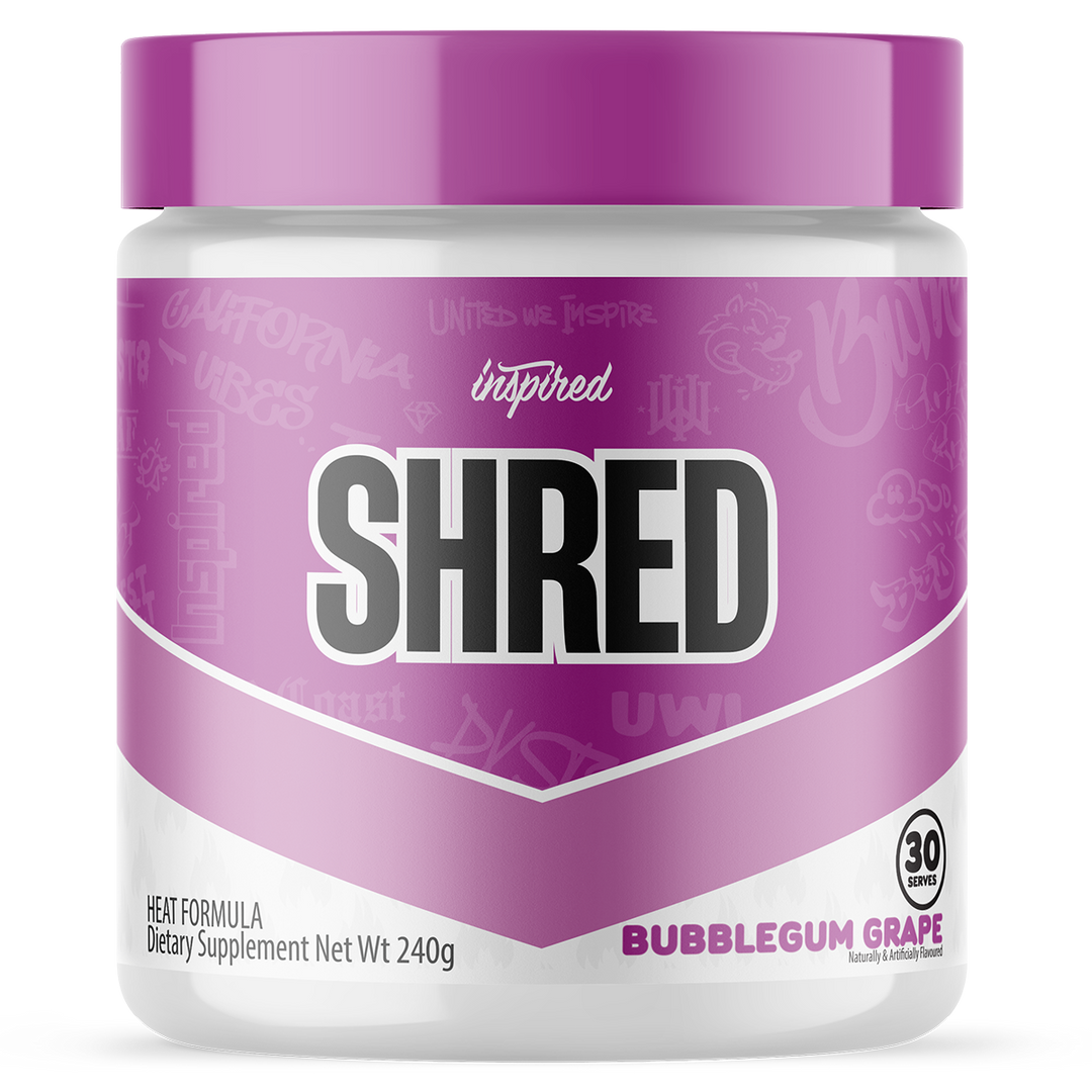 Inspired Shred Bubblegum Grape Fat Burner Tub