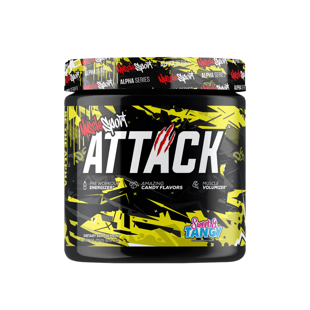 Musclesport Attack Project Alpha Series Sweet &Tangy Pre Workout 250g Tub