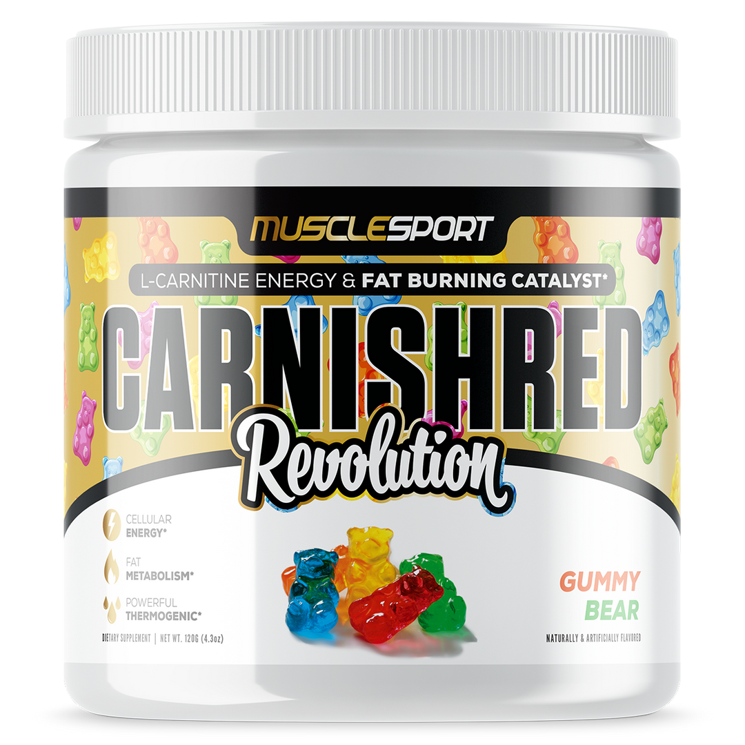 Musclesport Carnishred Fat Burner Gummy Bear120g Tub