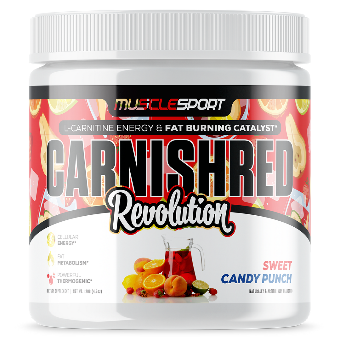 Musclesport Carnishred Fat Burner Sweet Candy Punch 120g Tub