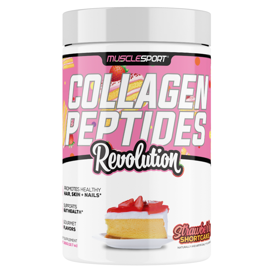 Musclesport Collagen Peptides Strawberry Shortcake 360g Tub