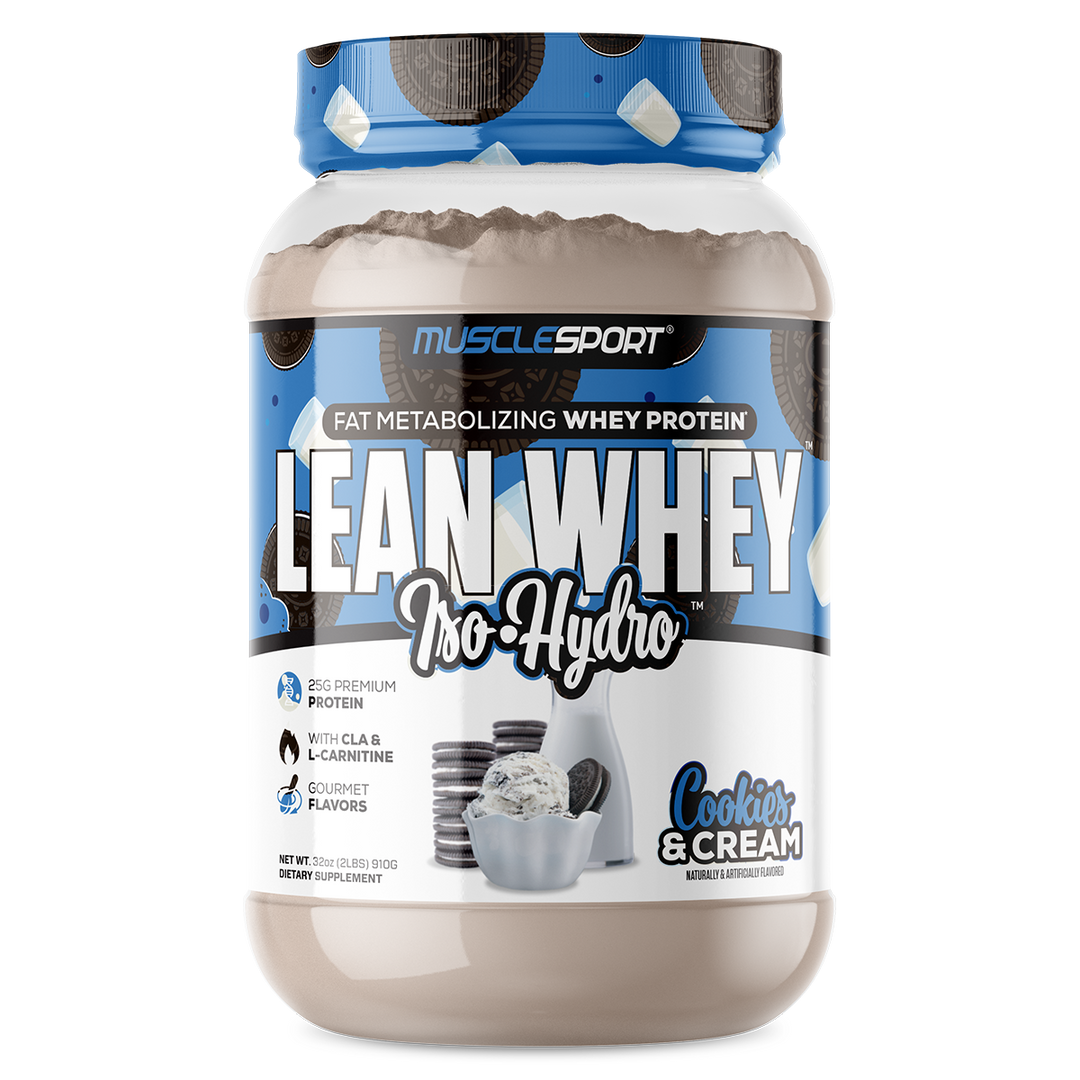 Musclesport Lean Whey Protein Isolate Cookies n' Cream 2lb Tub