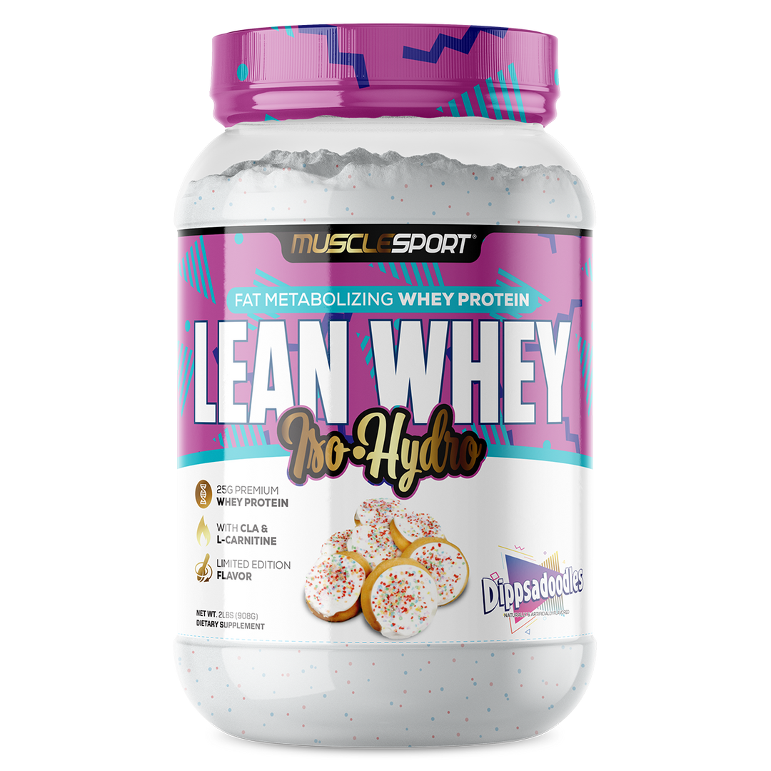 Musclesport Lean Whey Protein Isolate Dippsadoodles 2lb Tub