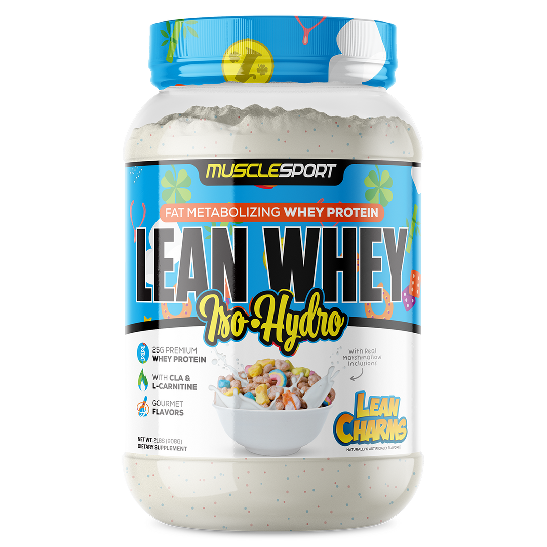 Musclesport Lean Whey Protein Isolate Lean Charms 2lb Tub