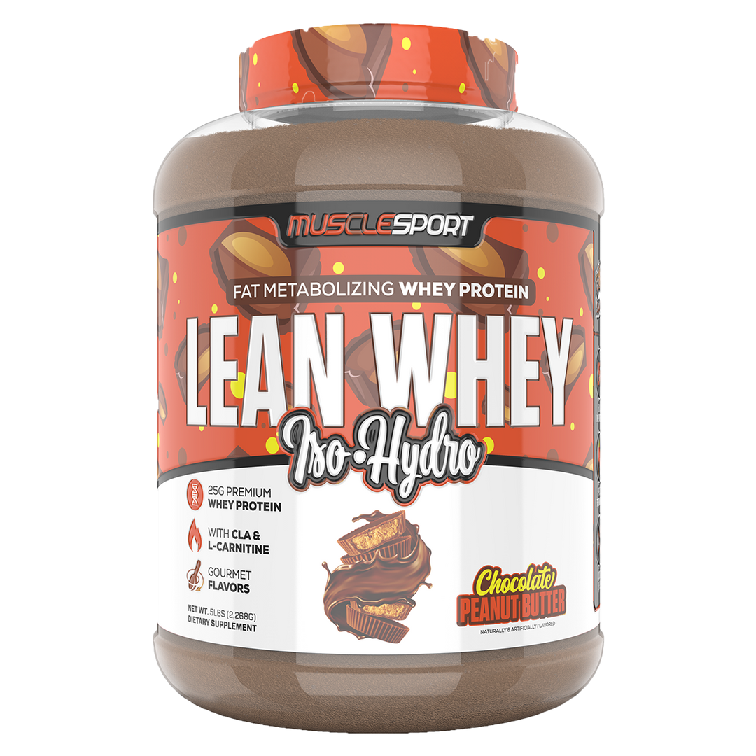 Musclesport Lean Whey Protein Chocolate Peanut Butter 5lb Tub