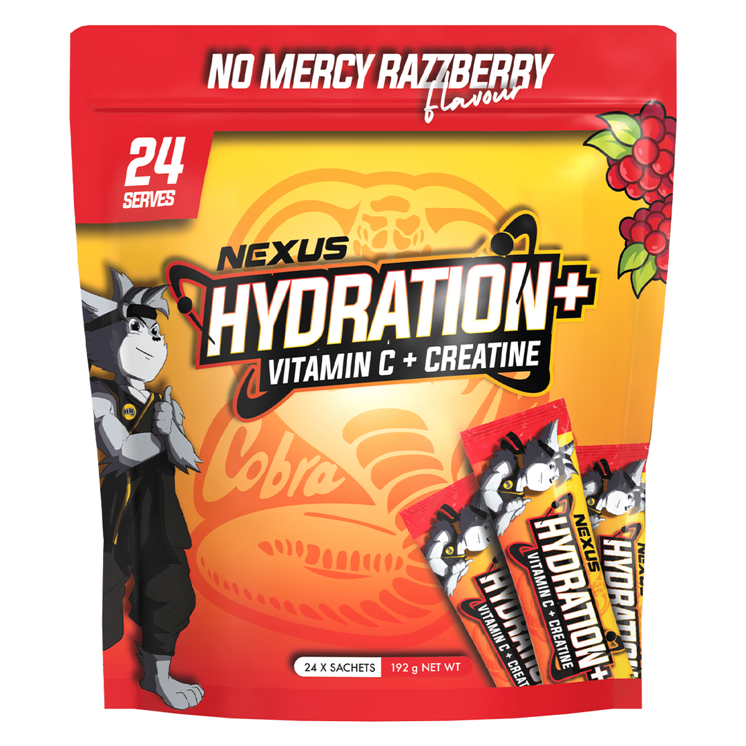 Nexus Hydration + Creatine + Vitamin C Hydration + Creatine + Vitamin C No Mercy Raz 24 Serve Tub