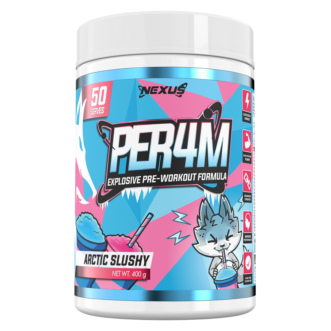 Nexus PER4M Arctic Slushy Pre Workout 50 Serves Tub