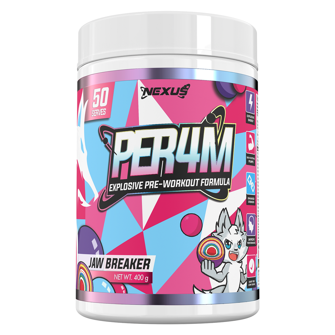 Nexus PER4M Jaw Breaker Pre Workout 50 Serves Tub
