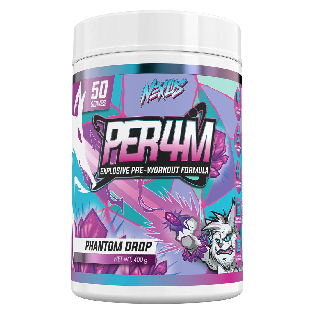 Nexus PER4M Phantom Drop Pre Workout 50 Serves Tub