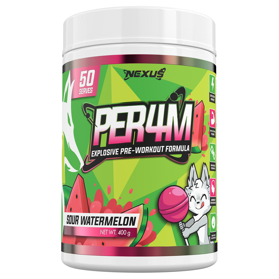 Nexus PER4M Watermelon Pre Workout 50 Serves Tub