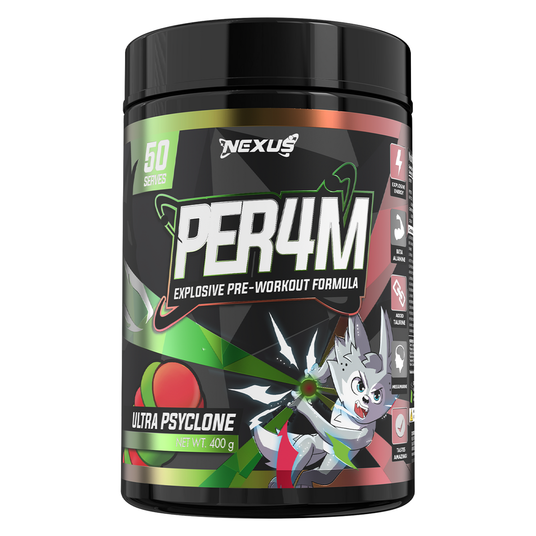 Nexus PER4M Psyclone Pre Workout 50 Serves Tub