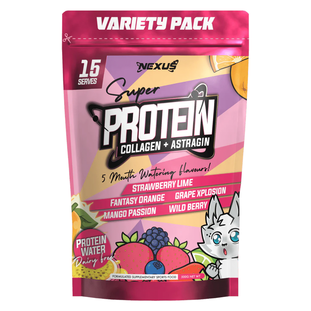 Nexus Super Protein Water Variety Pack 15 Serves