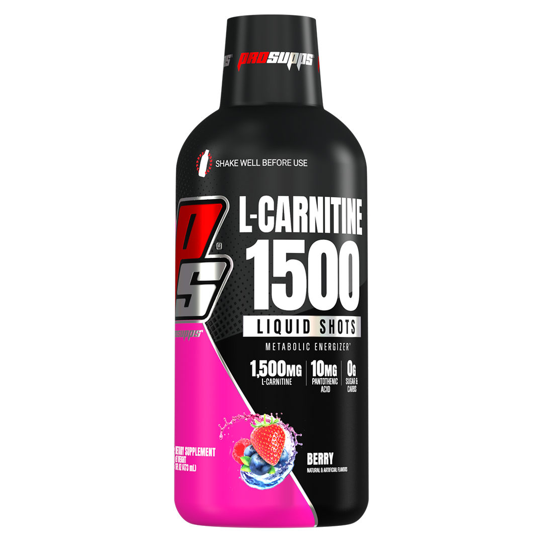 Prosupps L-Carnitine 1500 Liquid Shots Berry Flavour 31 Serves
