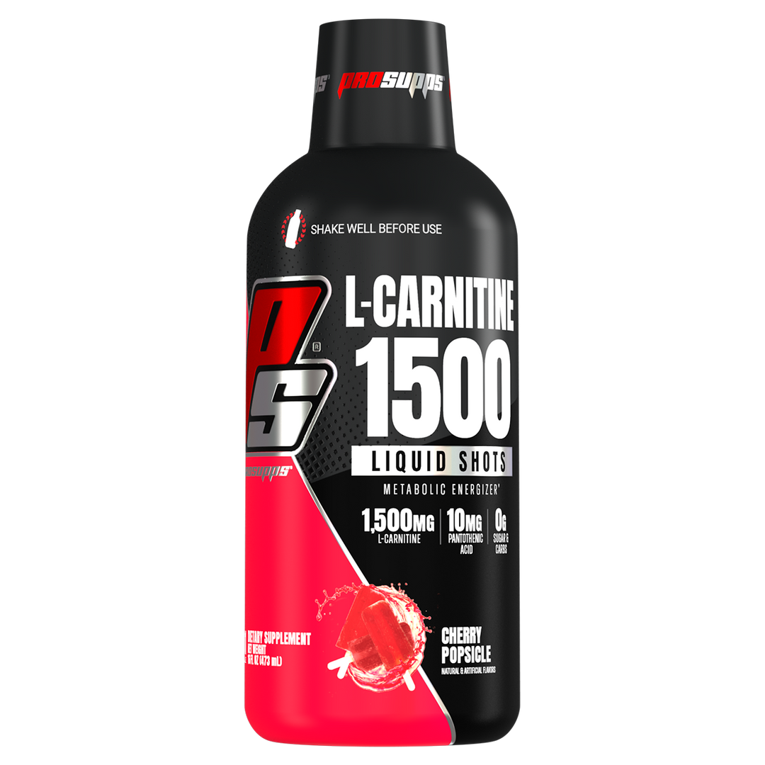 Prosupps L-Carnitine 1500 Liquid Shots Cherry Popsicle Flavour 31 Serves